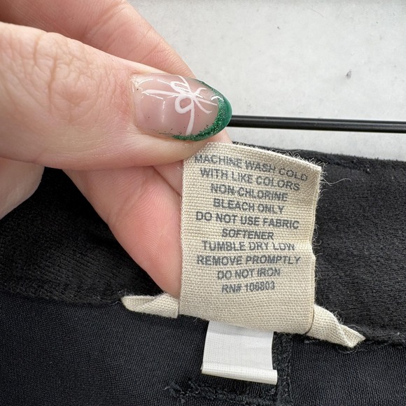 Duluth Flex Dry on the Fly Convertible Bootcut Pants Womens 18 Black Stretch - Picture 5 of 14